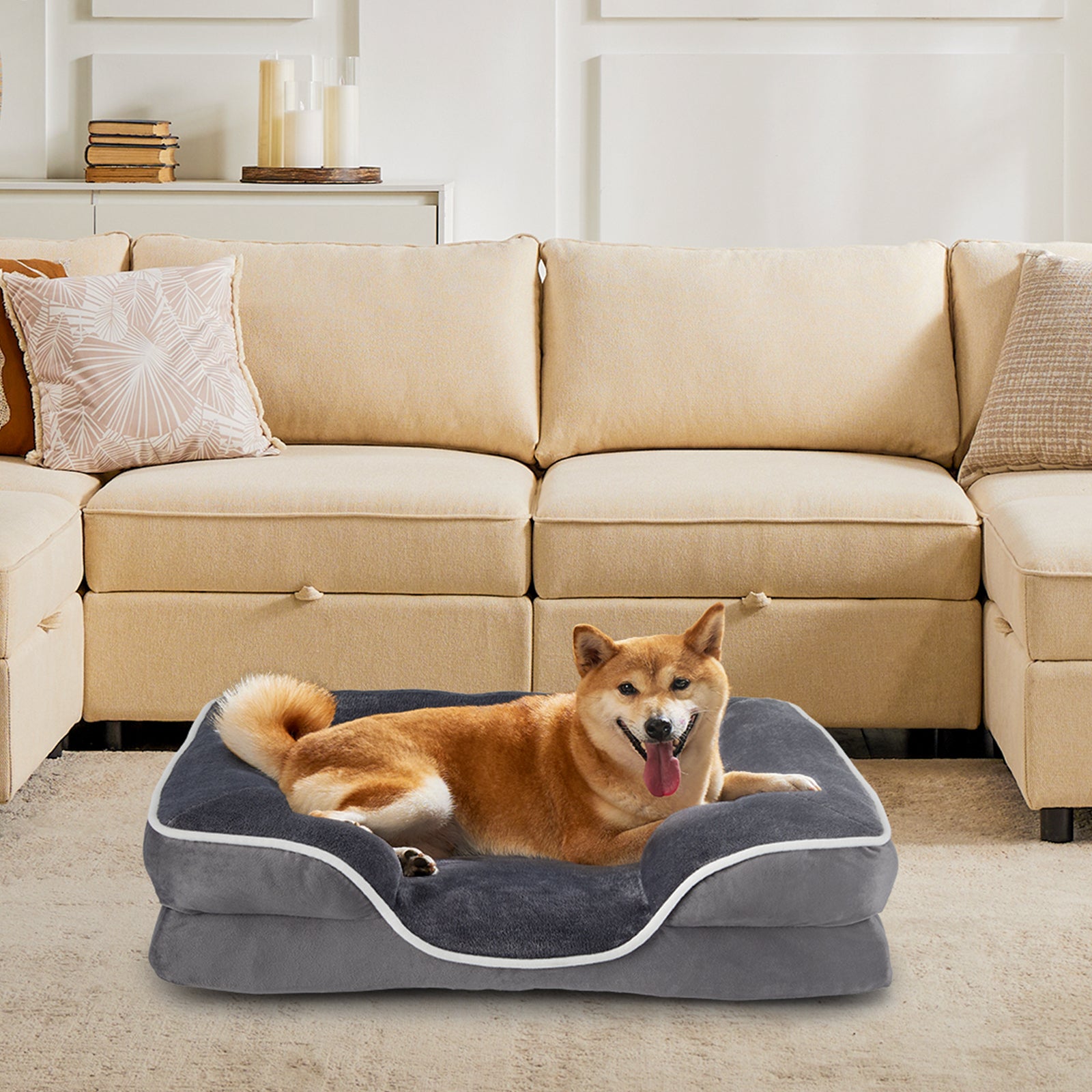 PawLuma Orthopedic Memory Foam Pet Bed